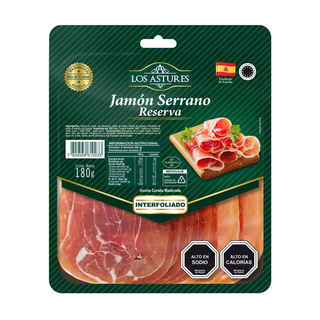 Imagen de Jamón Serrano Astures 180 grs.