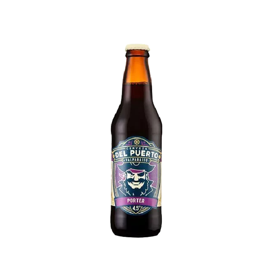 Cerveza Del Puerto Porter en Botella 330cc