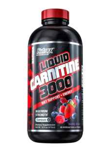 Imagen de Quemador Carnitina Líquida Nutrex L-Carnitine 3000 Berry Blast 480cc 