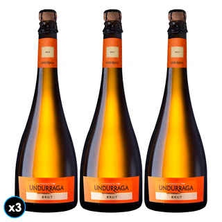 Imagen de 3x Espumante Undurraga Brut 750cc