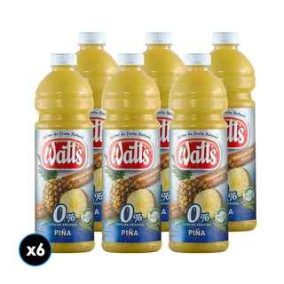 Imagen de CAJA JUGO WATTS PIÑA: 6x Jugos Watts Piña Light 1,5 Litros 