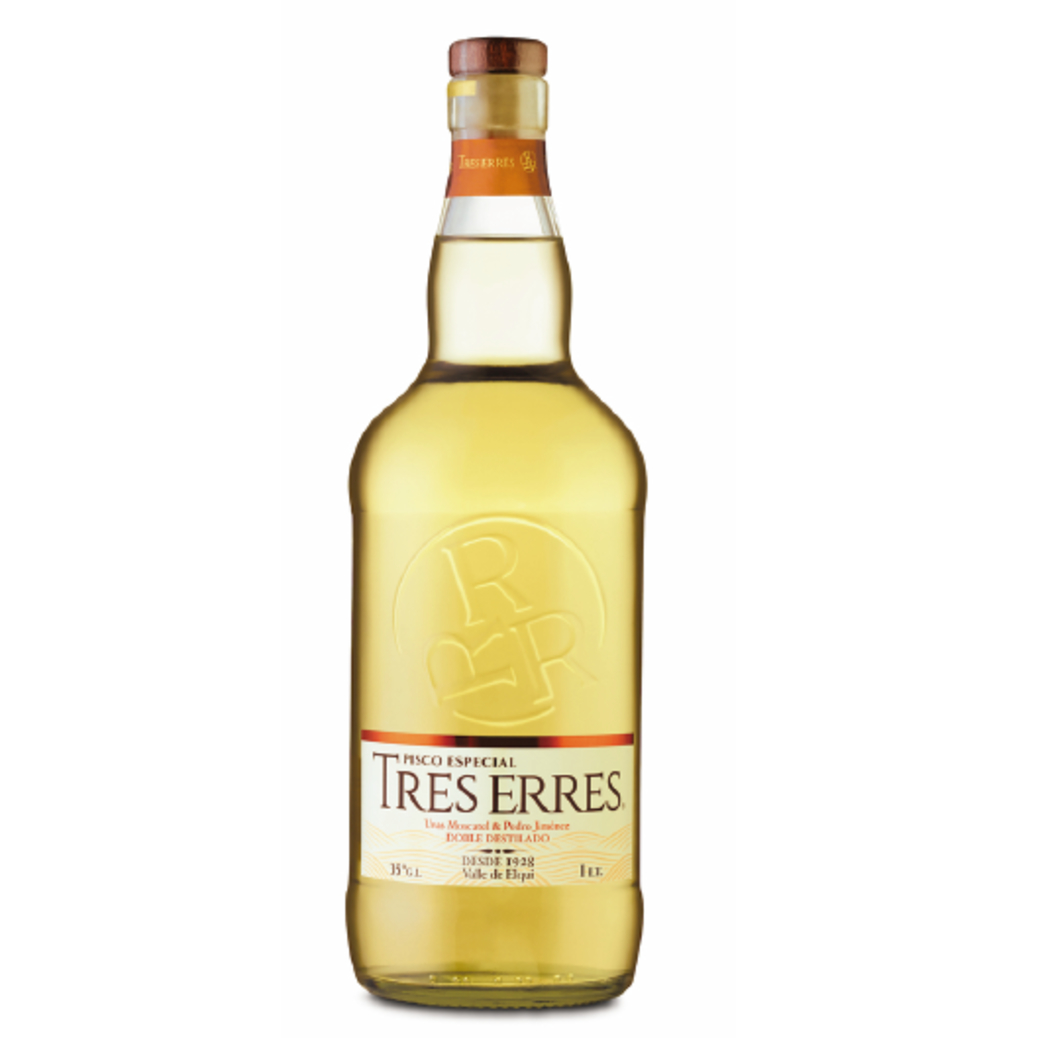 Pisco Tres Erres 1 Litro 35° alc.
