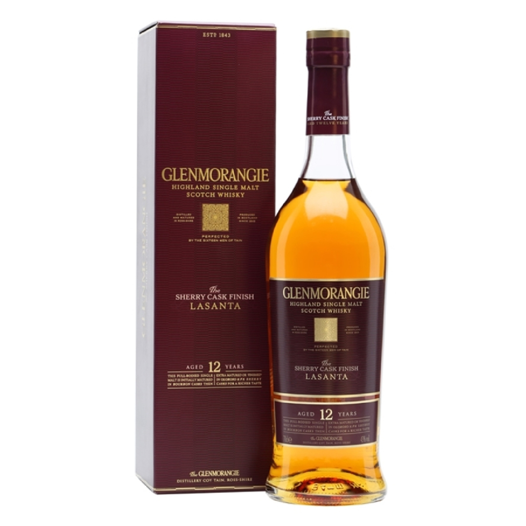 Whisky Glenmorangie Single Malt LASANTA 12 Años 750cc 43º alc.