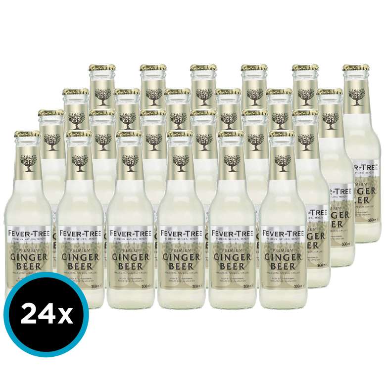 24x Tonica Fever Tree Ginger Beer 200cc