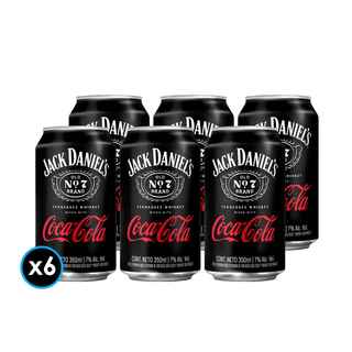 Imagen de [EXP 26-10-25] 6x Cóctel Jack and Coke Lata 350cc