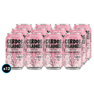 Imagen de 12x Cerveza Cerdos Voladores Session IPA 330cc 4,5°alc.