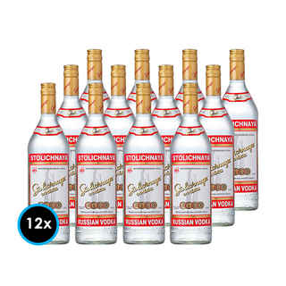 Imagen de CAJA VODKA STOLICHNAYA 1 LITRO: 12x Vodka Stolichnaya 1 Litro