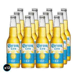 Imagen de 12x Cerveza Corona Cero Botella 330cc