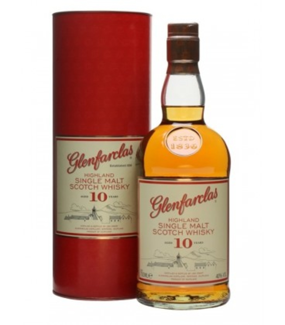 Whisky Glenfarclas 10 años 700cc 40º alc.