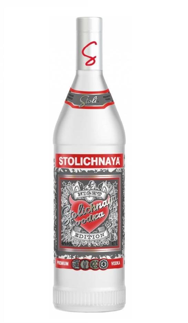 Vodka Stolichnaya Night Edition 750cc