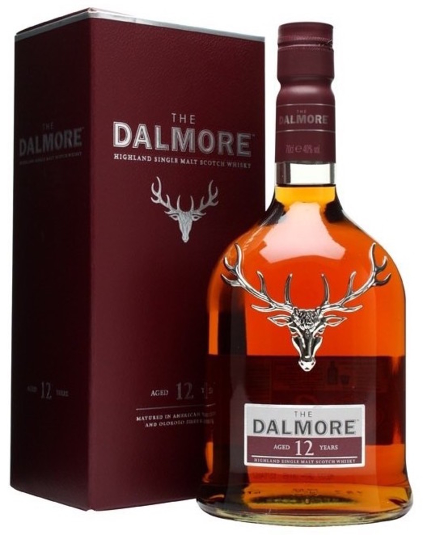 Whisky Dalmore 12 años 750cc 40º alc.