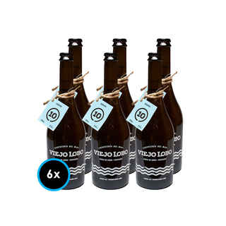 Imagen de 6x Cervezas Viejo Lobo 750cc