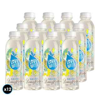 Imagen de 12x Agua Saborizada Love Water Limón Menta 550cc