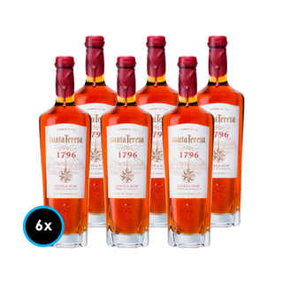 Imagen de CAJA RON SOLERA SANTA TERESA: 6x Ron Solera Santa Teresa 1796 750cc 40º alc.