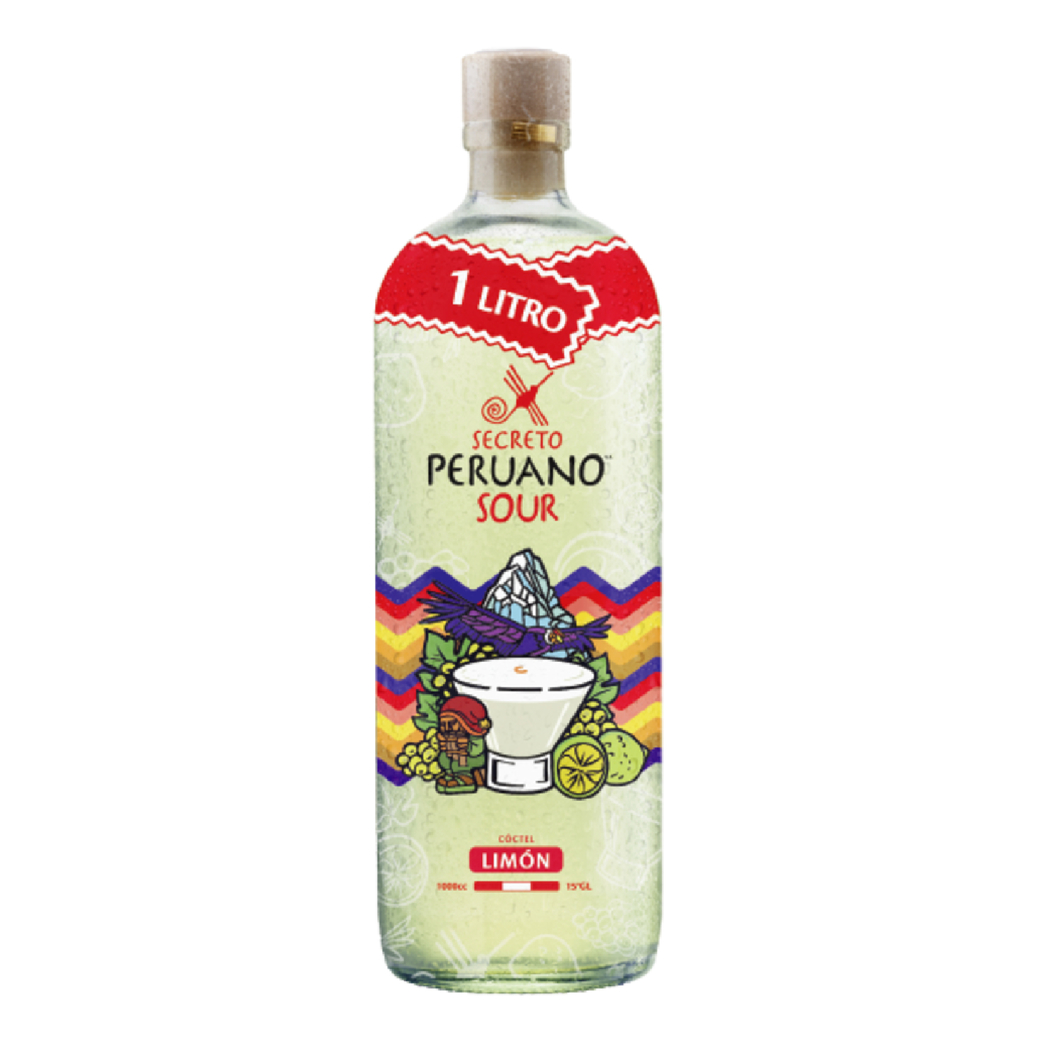 Pisco Sour Secreto Peruano Limón 1 Litro