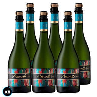 Imagen de CAJA ESPUMANTE AMARANTA: 6x Espumante Amaranta Brut 750cc
