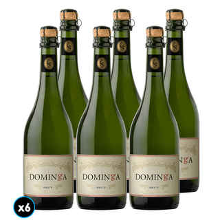 Imagen de CAJA ESPUMANTE CASA SILVA DOMINGA: 6x Espumante Casa Silva Dominga Brut 750cc