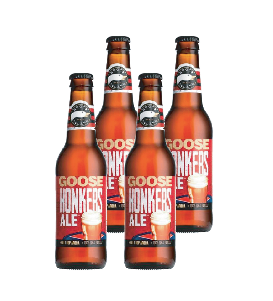 4x Cerveza Goose Island Honkers Ale en Botellas 355cc
