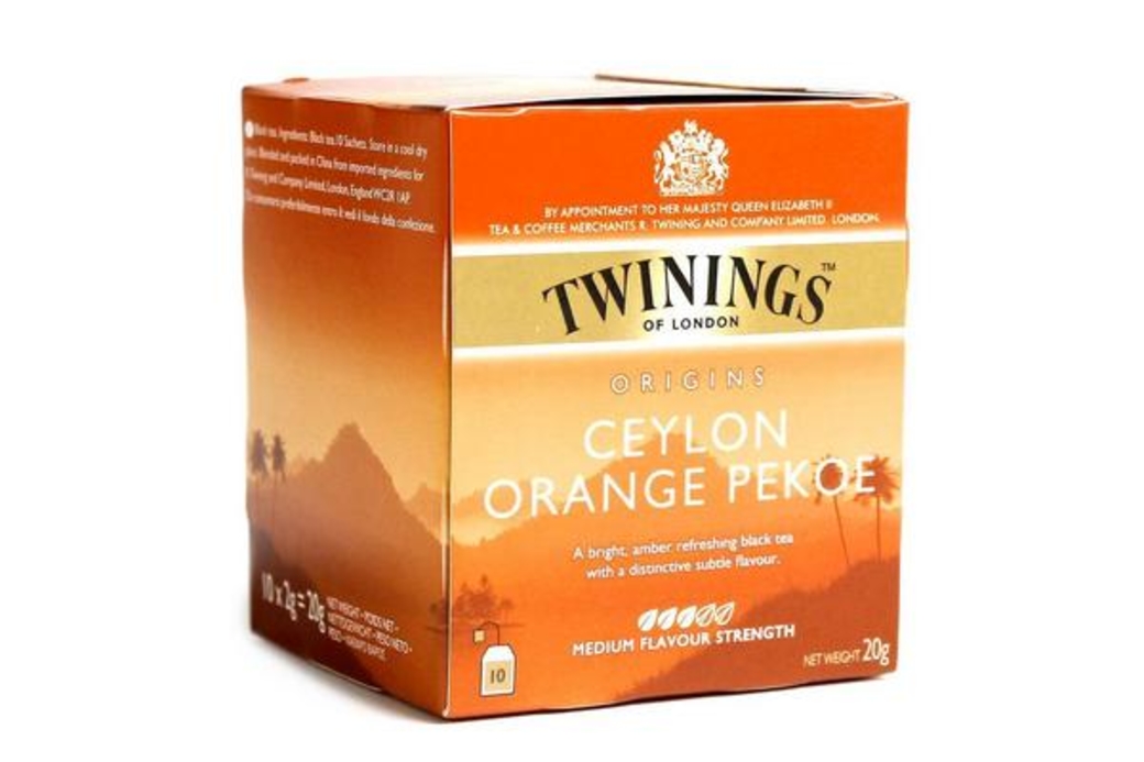 Té Twinings Ceylon Orange Pekoe 10 Bolsitas