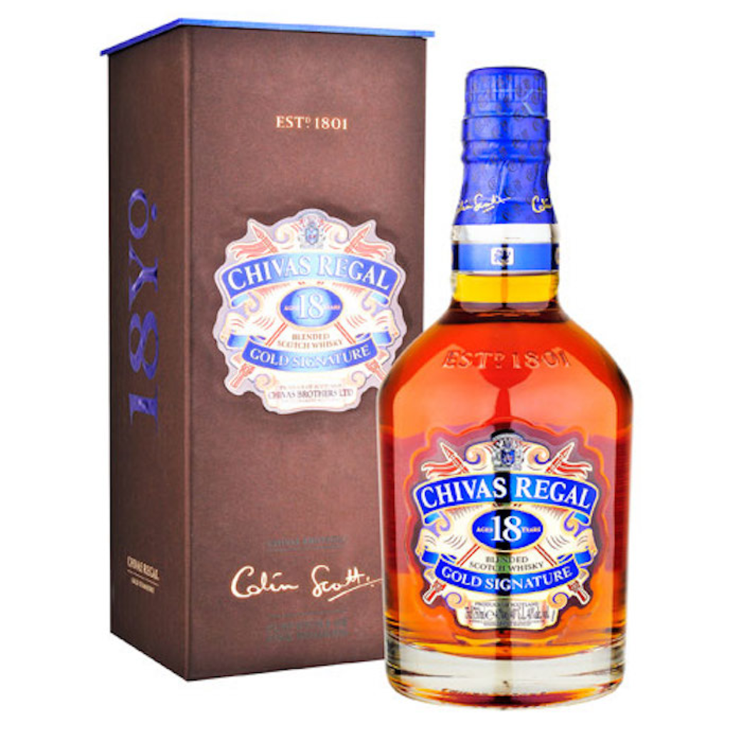 Whisky Chivas Regal 18 años 750cc 40º alc.