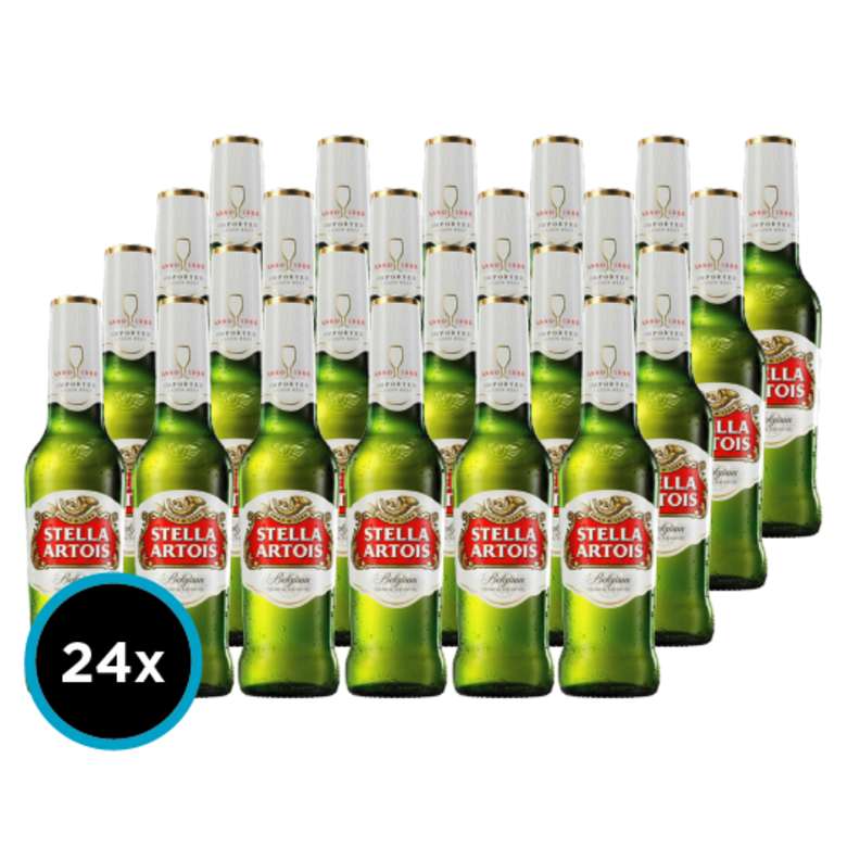 24x Cerveza Stella Artois en Botellas 330cc