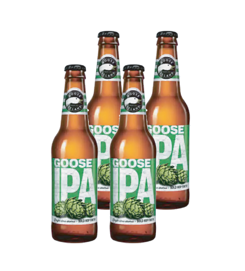 4x Cerveza Goose Island IPA en Botellas 355cc