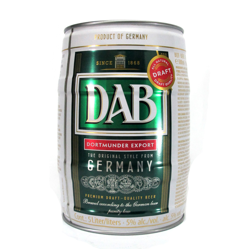 Barril Cerveza DAB Lager 5 litros
