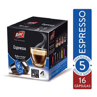 Imagen de Cápsula de Café René Espresso Dolce Gusto Compatible (16 Cápsulas)