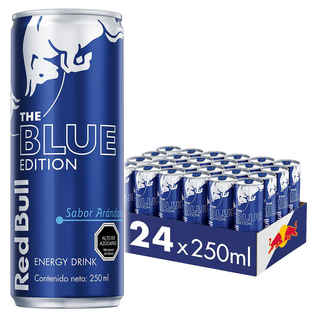 Imagen de CAJA RED BULL BLUE EDITION: 24x Bebida Energética Red Bull Blue Edition 250cc