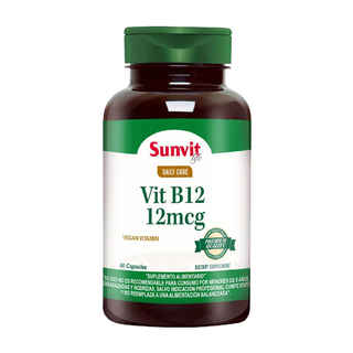 Imagen de Suplemento Sunvit Vitamina B12 -12mgc (60 cápsulas) 