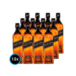 Imagen de CAJA JW BLACK LABEL: 12x Whisky Johnnie Walker Black Label 750cc 40º alc.