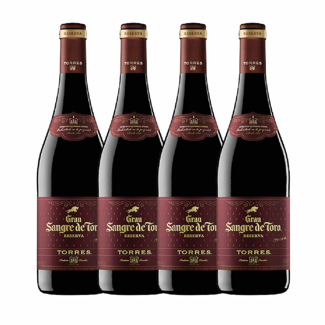 4x Vino Gran Sangre de Toro 750cc