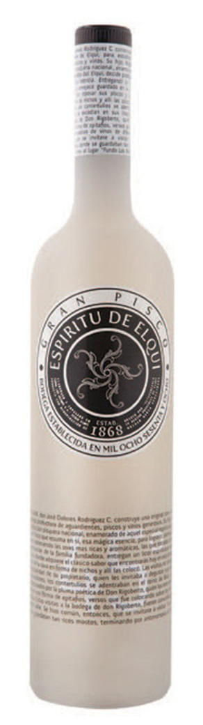 Pisco Espíritu del Elqui 750cc 45º alc.
