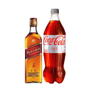 Imagen de Whisky Johnnie Walker Red Label 750cc 40º alc. + 1 Coca Cola Light 1,5 Litros