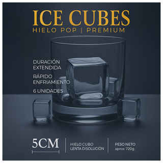 Imagen de Hielo Ice Cubes 5 cm (6 unidades)