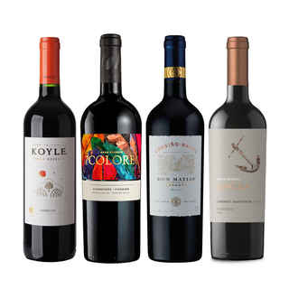 Imagen de BLACK WINE PACK N°12: Vino Odfjell Ancla Gran Reserva Cabernet Sauvignon 750cc + Vino Koyle Gran Reserva Carmenere 750cc + Vino Cousiño Macul Don Matías Gran Reserva Merlot 750cc + Vino 7 Colores Gran Reserva Carmenere 750cc