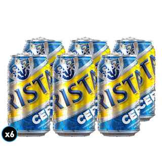 Imagen de 6x Cervezas Cristal Cero Lata 350cc
