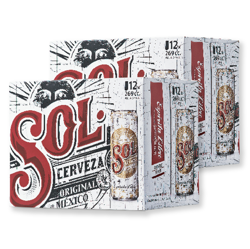 24x Cerveza Sol en Latas 269cc