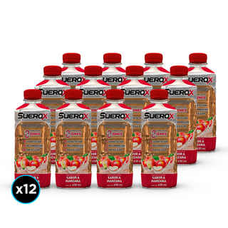 Imagen de 12x Bebidas Isotónicas Suerox Manzana 630cc