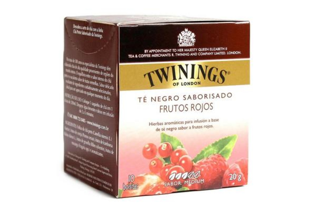 Infusión Twinings Frutos Rojos 10 Bolsitas