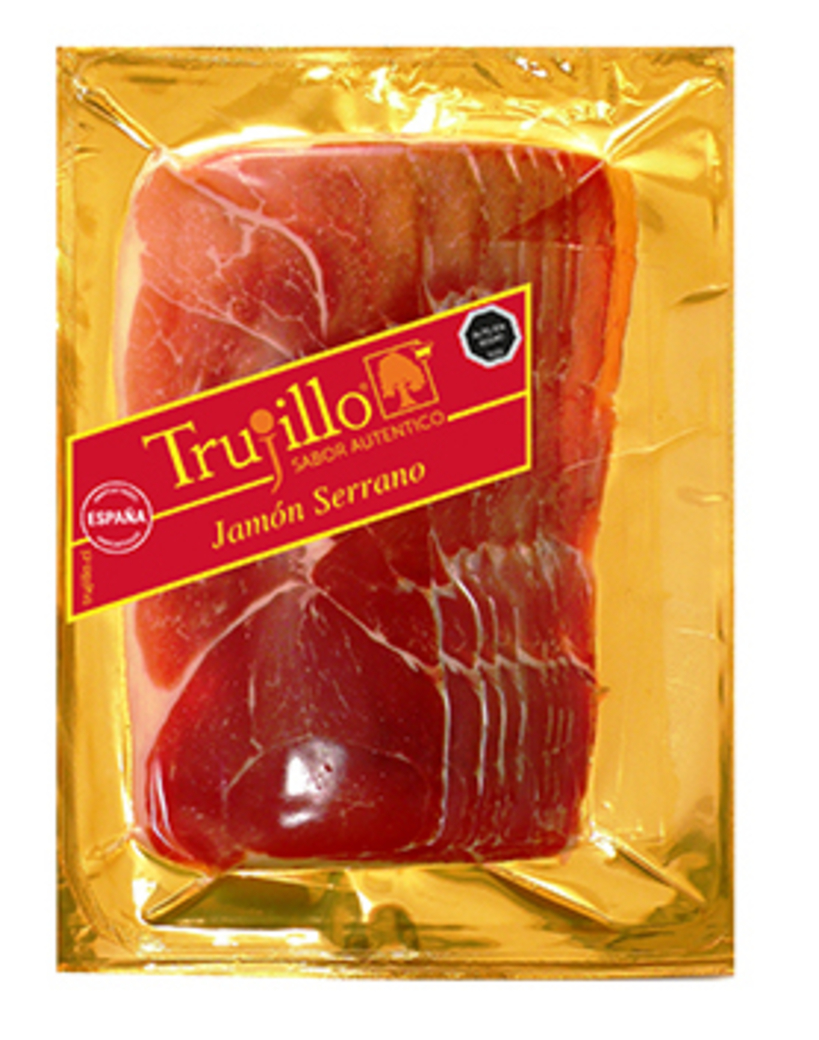 Jamón Serrano Trujillo Etiqueta Roja 180 gramos