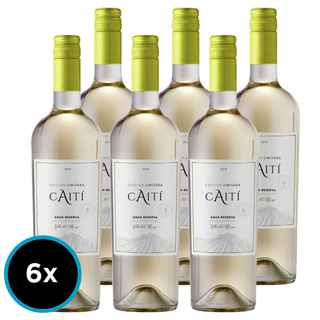 Imagen de CAJA CAITI (Sauv Blanc): 6x Vino Caiti Gran Reserva Sauvignon Blanc 750cc