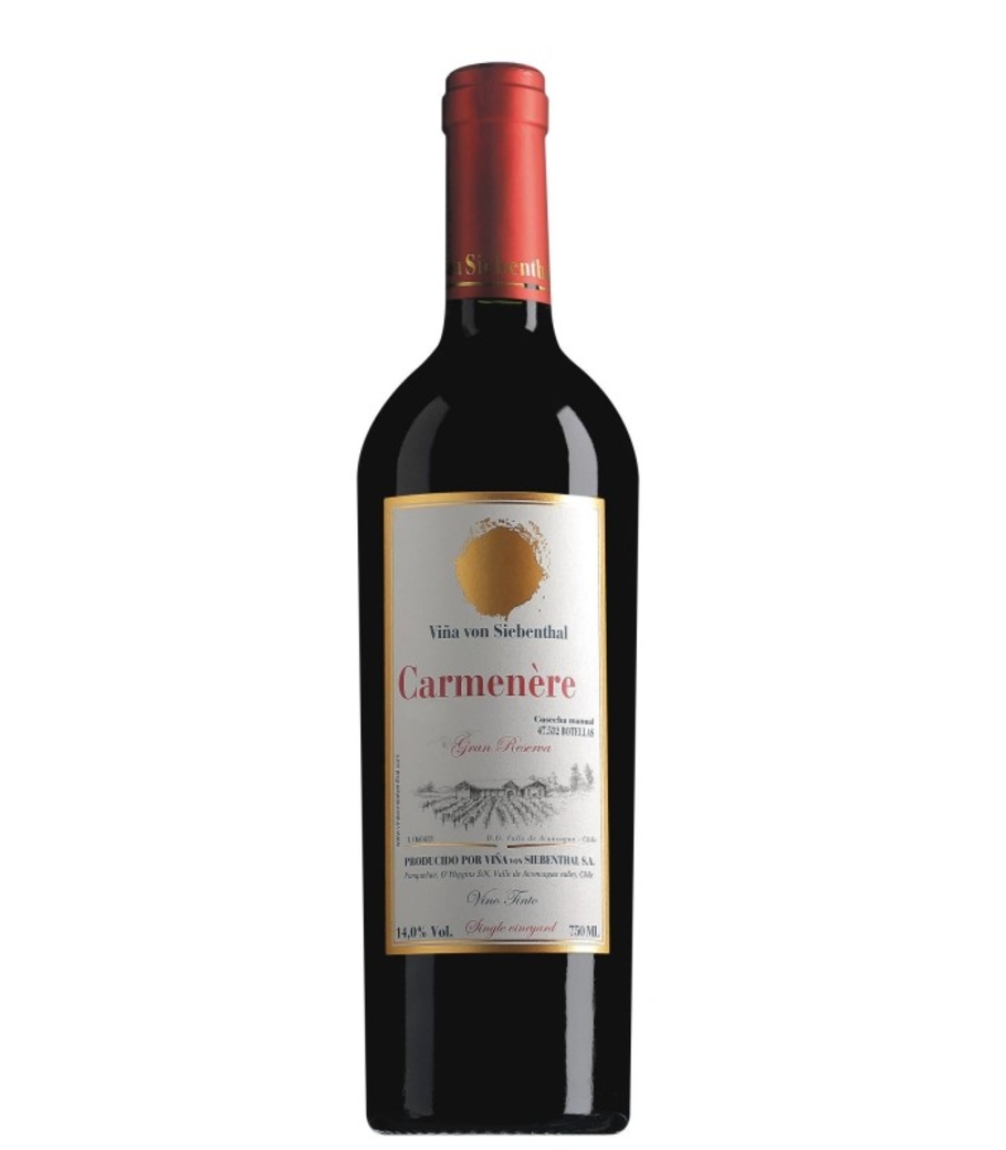 Vino Von Siebenthal Carmenere Gran Reserva 750cc