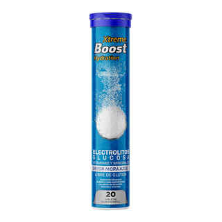 Imagen de Suplemento Xtreme Boost Hydration Mora (20 tabletas efervescentes)