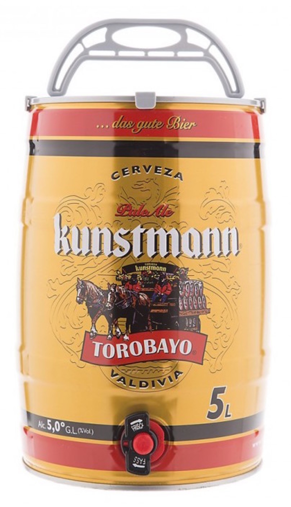 Barril Cerveza Kunstmann Torobayo 5 Litros