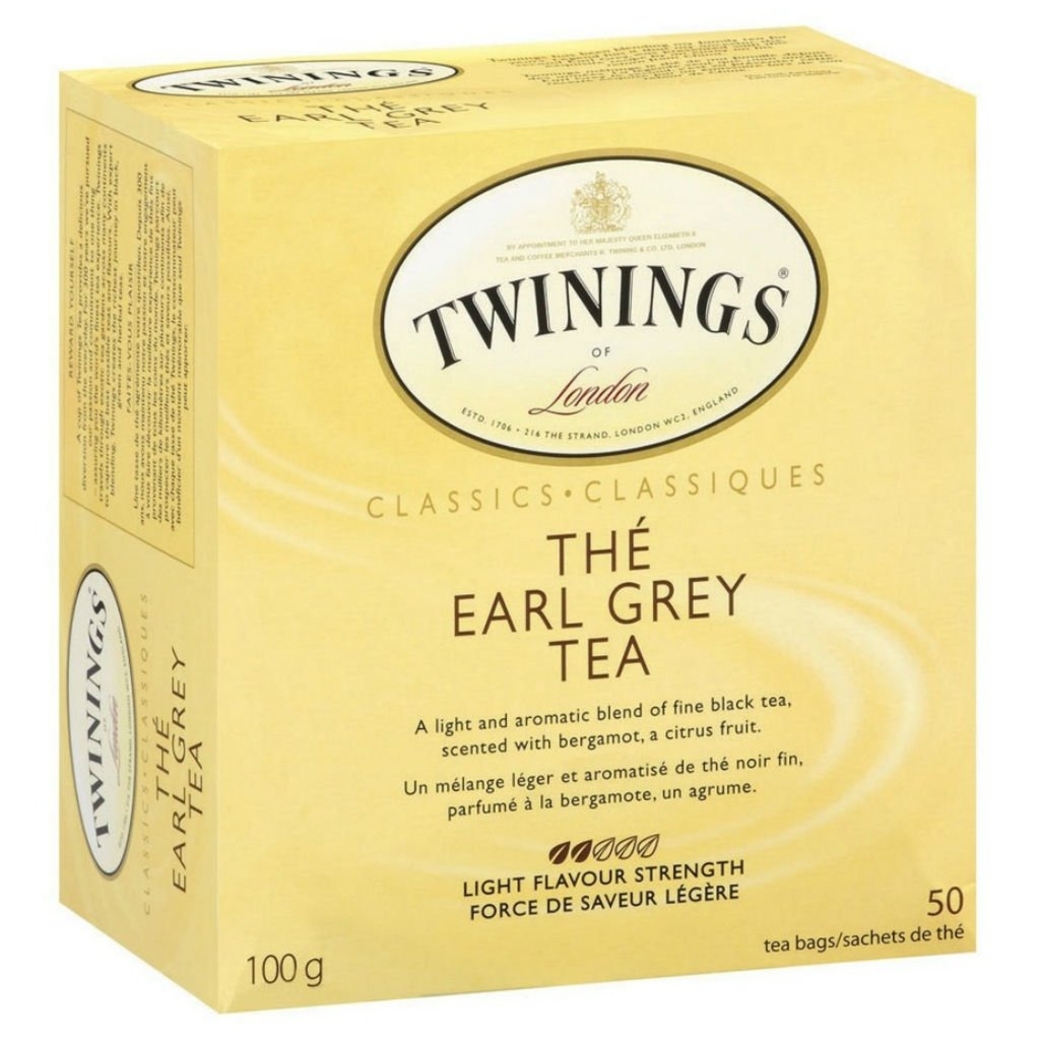 Té Twinings Earl Grey 50 Bolsitas