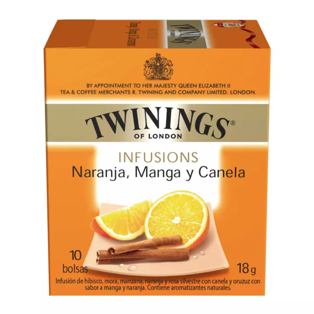 Te Twinings Naranja / Mango / Canela 10 Bolsitas