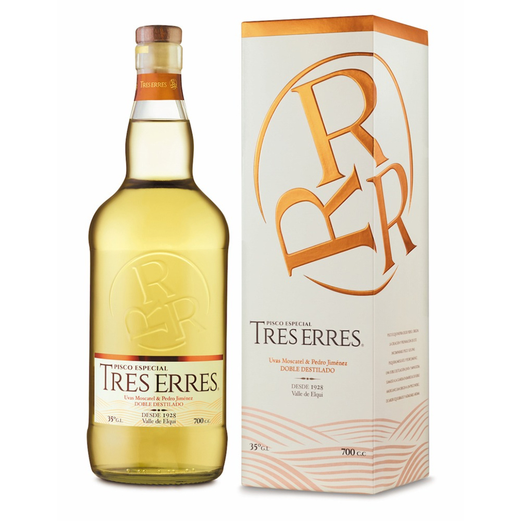 Pisco Tres Erres 700cc 35º alc.