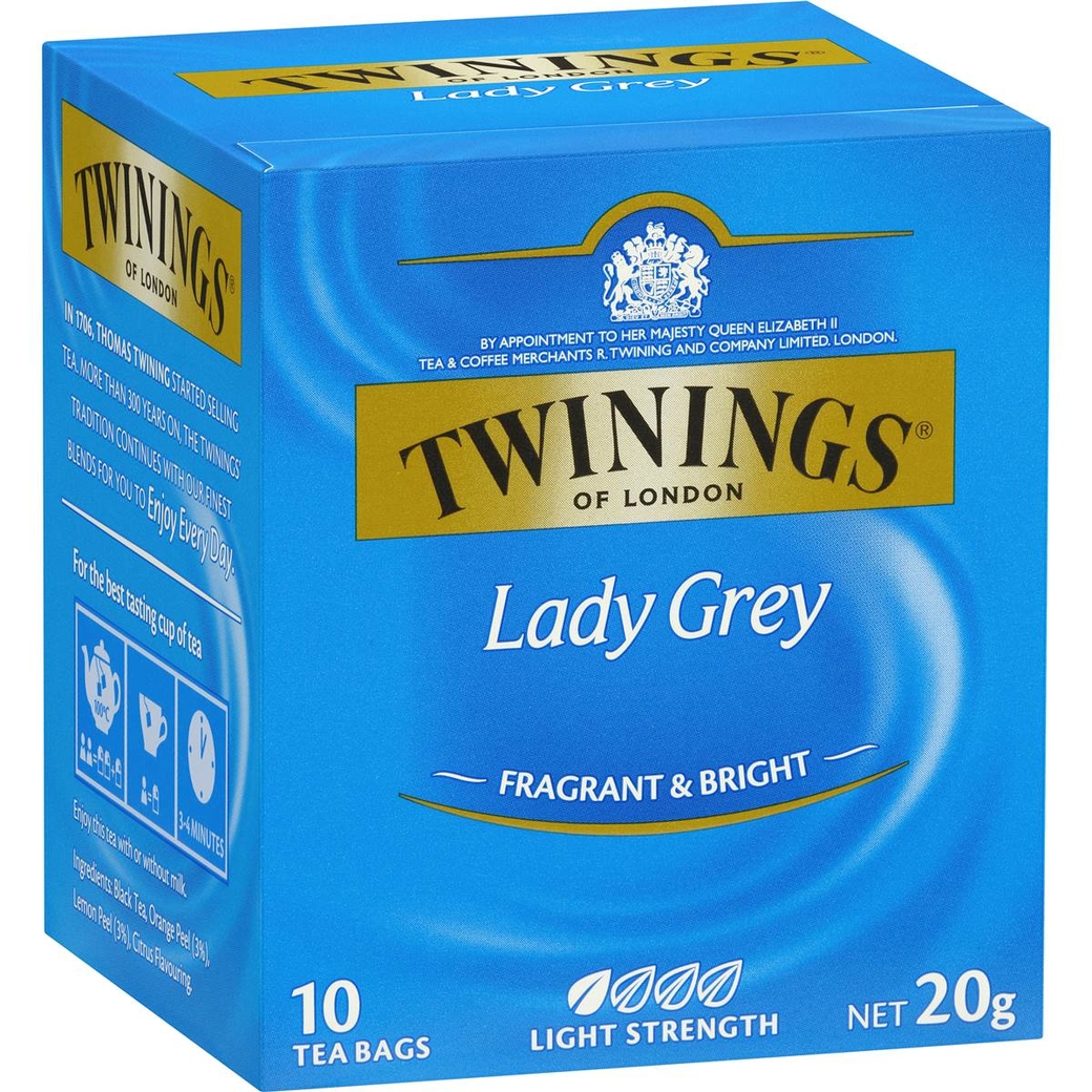 Te Twinings Lady Grey 10 Bolsitas