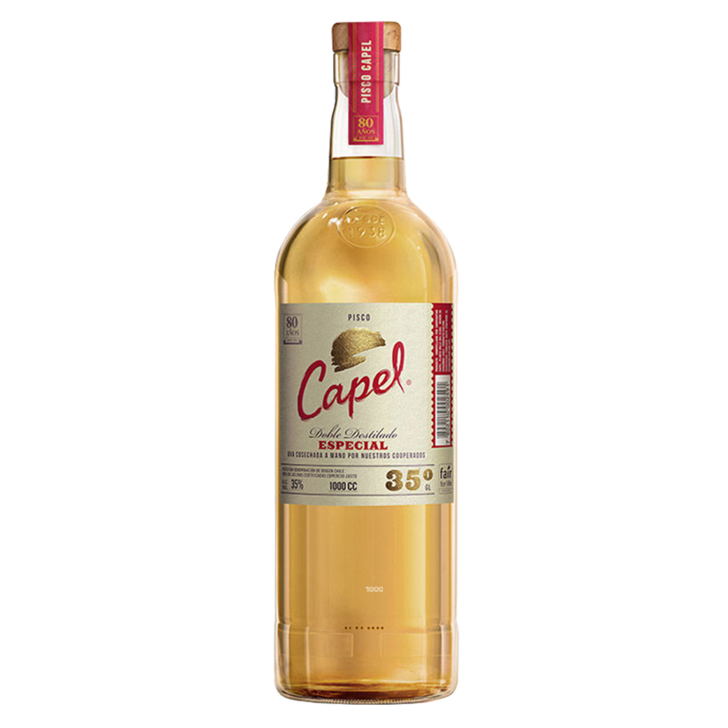 Pisco Capel Especial Doble Destilado 35° 1 Lt